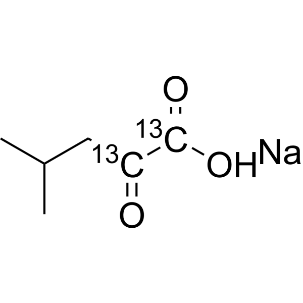Alpha-ketoisocaproic acid-13C2 sodium 2483736-09-8